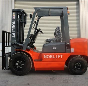 القدرة المقدرة 3000kg Liftheight 3000mm ديزل رافعة شوكية